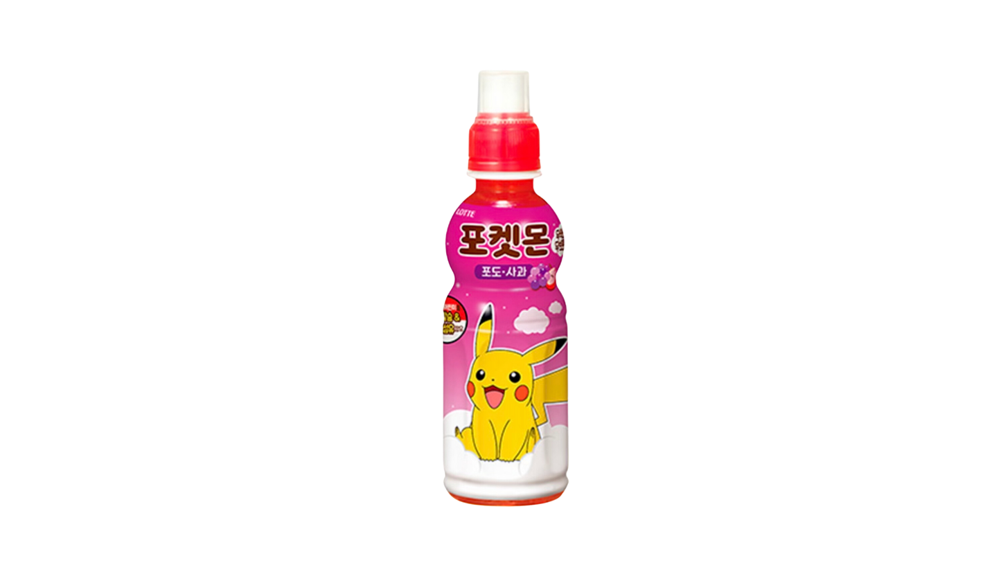 Lotte Chilsung Pokemon Cherry Apple drink from South Korea