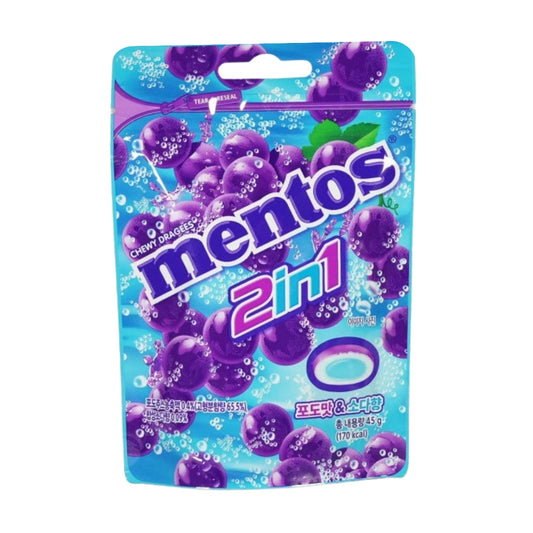 Nongshim Mentos 2 in 1 Grape Soda Flavor