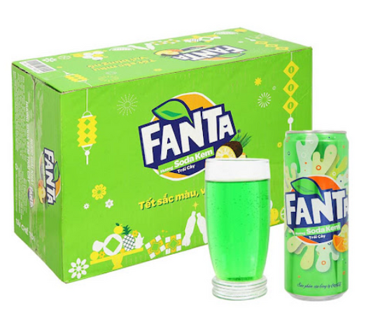 Fanta Cream Soda Fruity Soft
