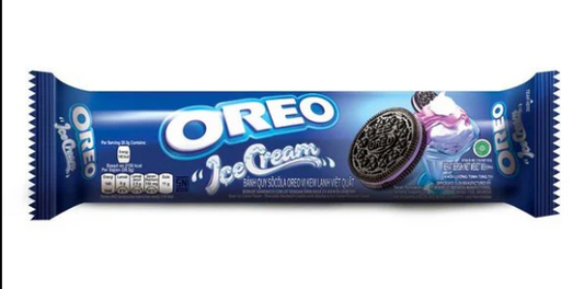 Oreo Blueberry Ice Cream