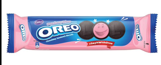 Oreo Biscuit Strawberry Cream