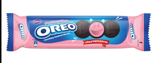 Oreo Biscuit Strawberry Cream