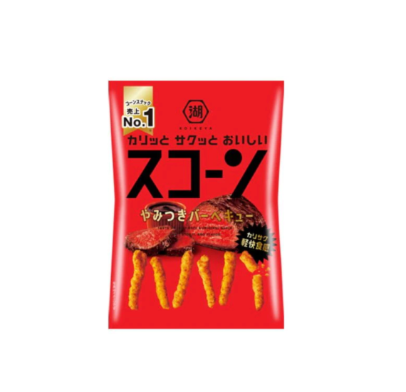 KOIKEYA Scorn BBQ Flavored Snack 73G  (Japan)