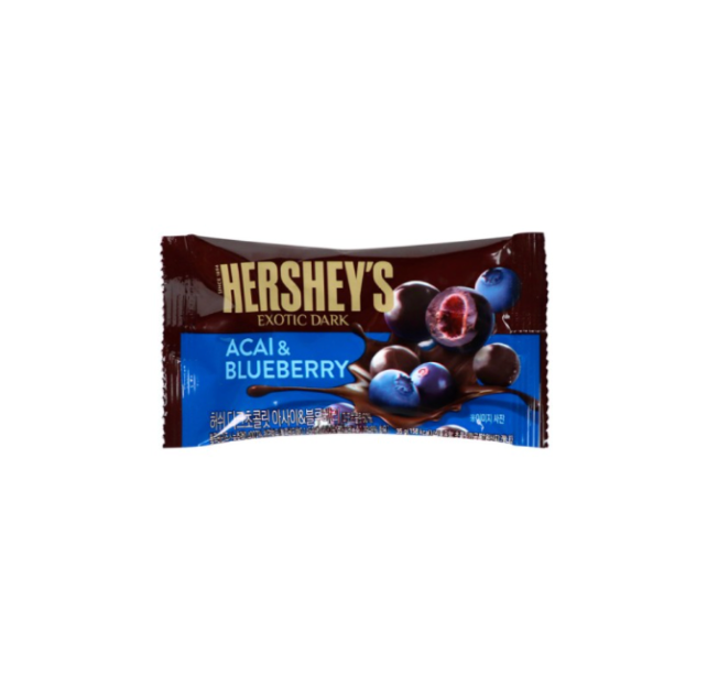 Hershey's Exotic Dark Chocolate Acai & Blueberry 35gr (South Korea)