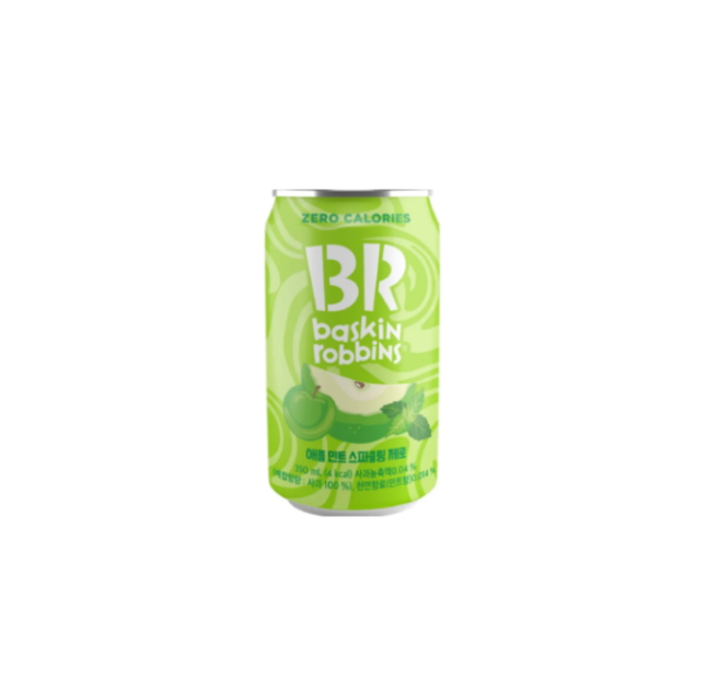 BR Apple Mint Sparkling Zero 350ml (South Korea)