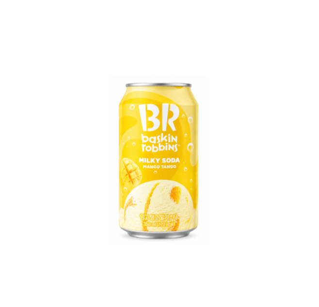 BR Mango Tango Milky Soda 350ml (South Korea)