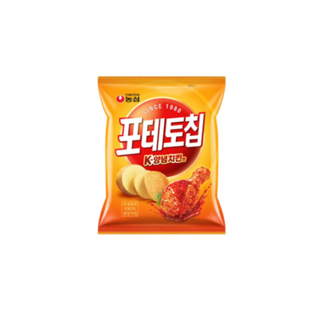 NONGSHIM Potato Chip K-Seasoned Chicken Flavor 50gr (South Korea)
