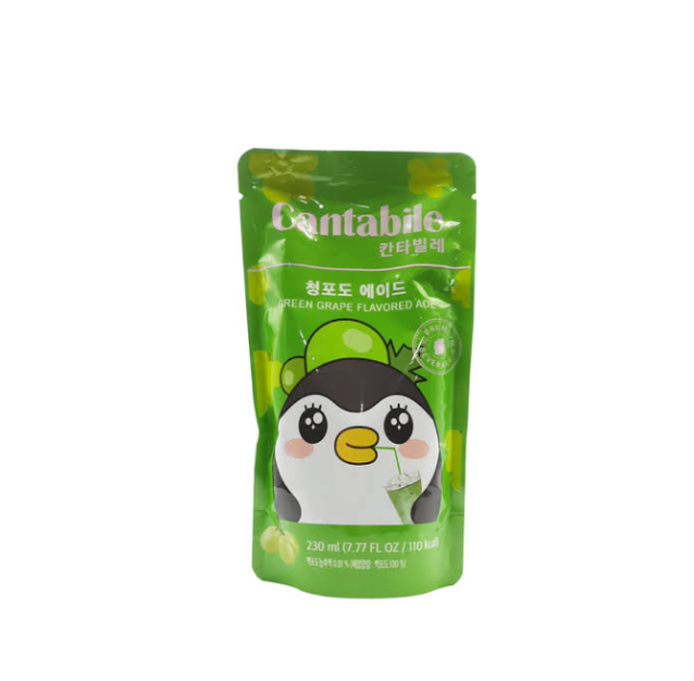 CANTABILE Green Grape Ade 230ml (South Korea)