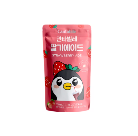 CANTABILE Strawberry Ade 230ml (South Korea)