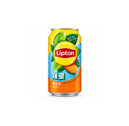 Lipton Ice Tea Peach Zero 355ml (South Korea)