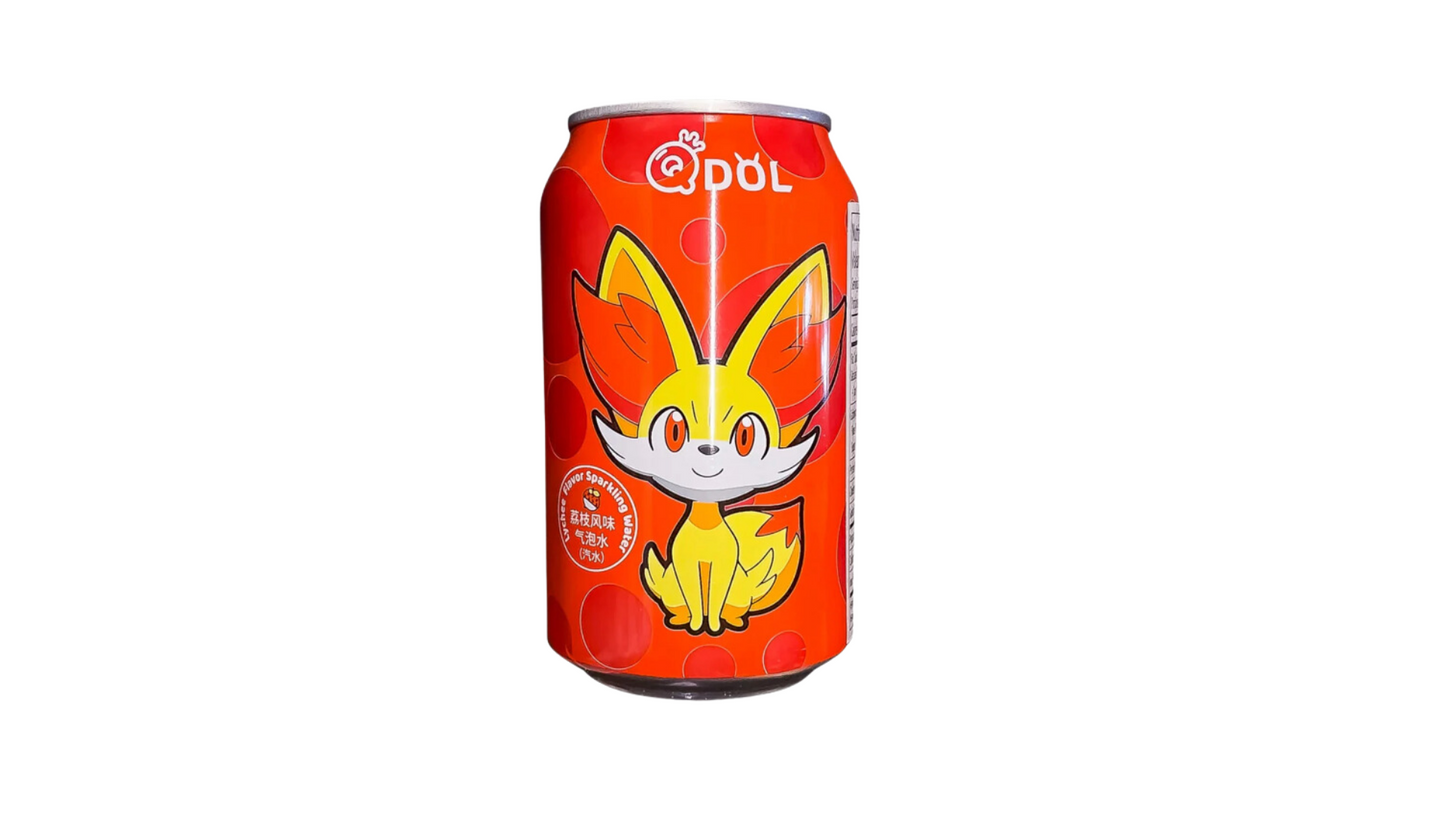 QDOL Fennekin Sparkling Water - Lychee 🇨🇳