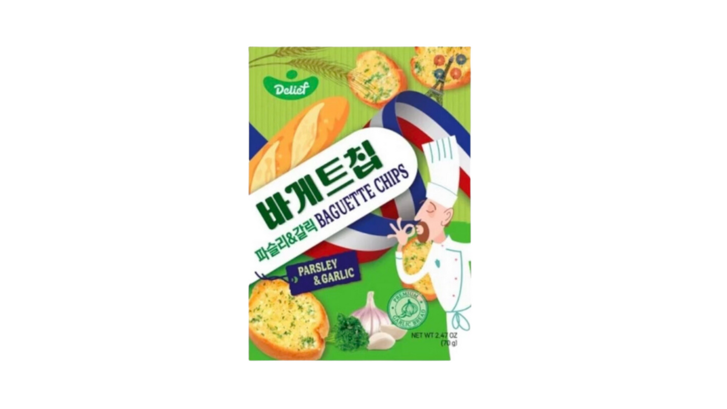 Delief Baguette Chips Parsley And Garlic - Limited Edition (South Korea)