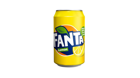 Fanta Lemon Soda Cans (Germany)