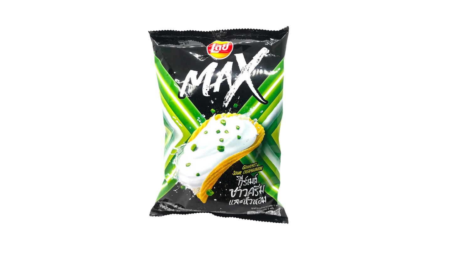 Lay's Max Sour Cream & Onion flavor chips from Thailand