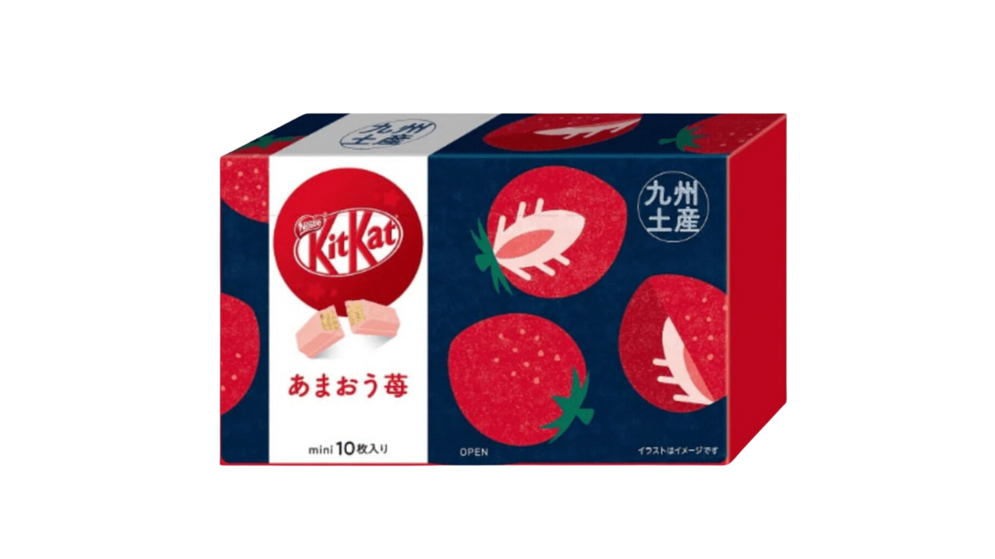 Kit Kat Kyushu Amaou Strawberry(Japan)