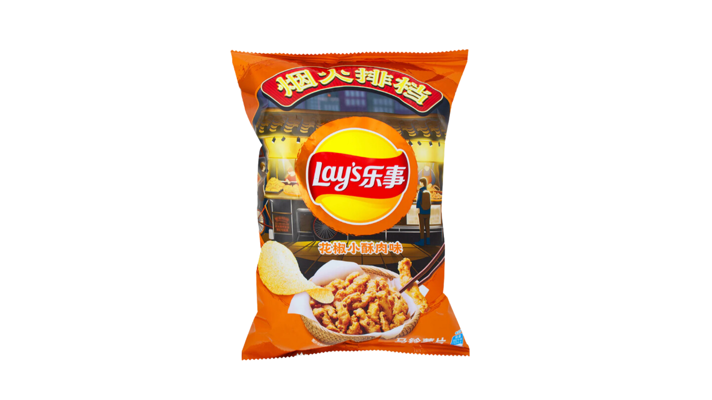 Lays Peppercorn Crisp Meat  (China)