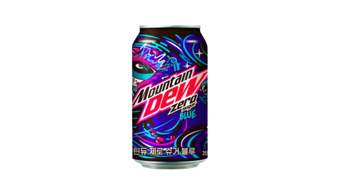 Lotte Mountain Dew Zero Sugar Blue (South Korea)