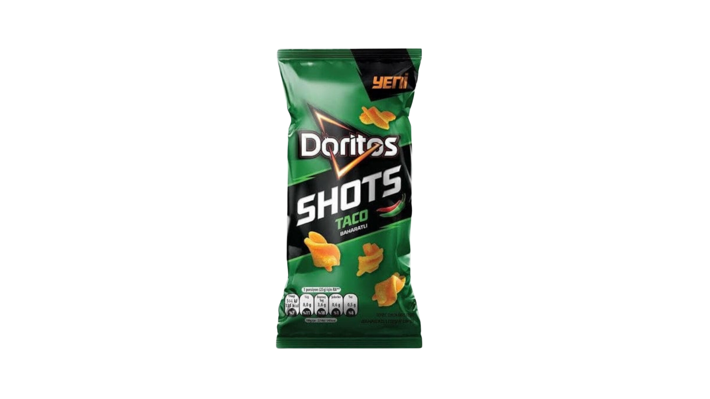 Doritos Shots Taco Spice Corn Chips  (Turkey)