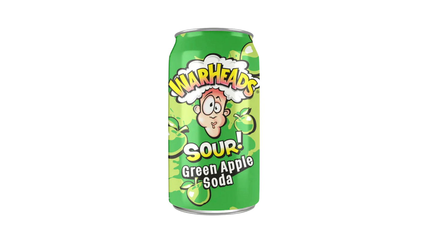 Warheads Sour Soda -Green Apple