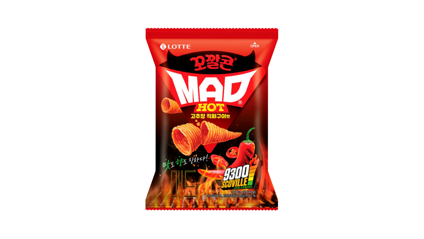 Lotte MAD Hot spicy snack from South Korea