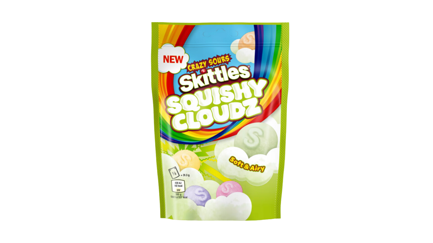 Skittles Squishy Cloudz Crazy Sours (UK)