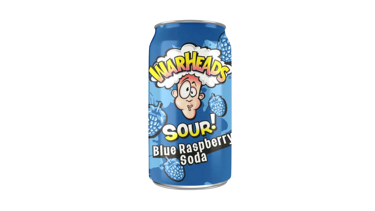 Warheads Sour Soda -Blue Raspberry