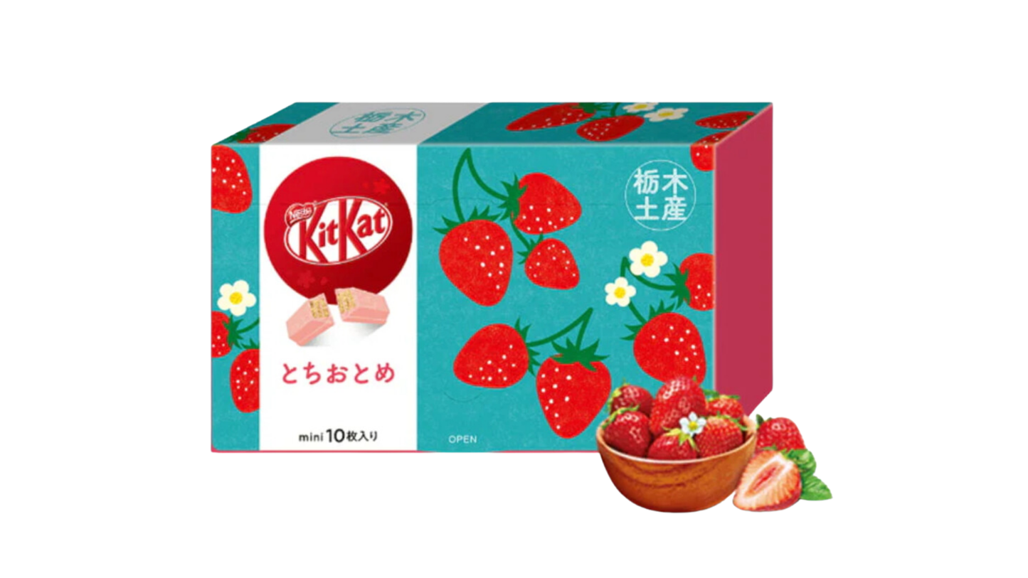 KitKat Tochiotome Strawberry from Tochigi(Japan)