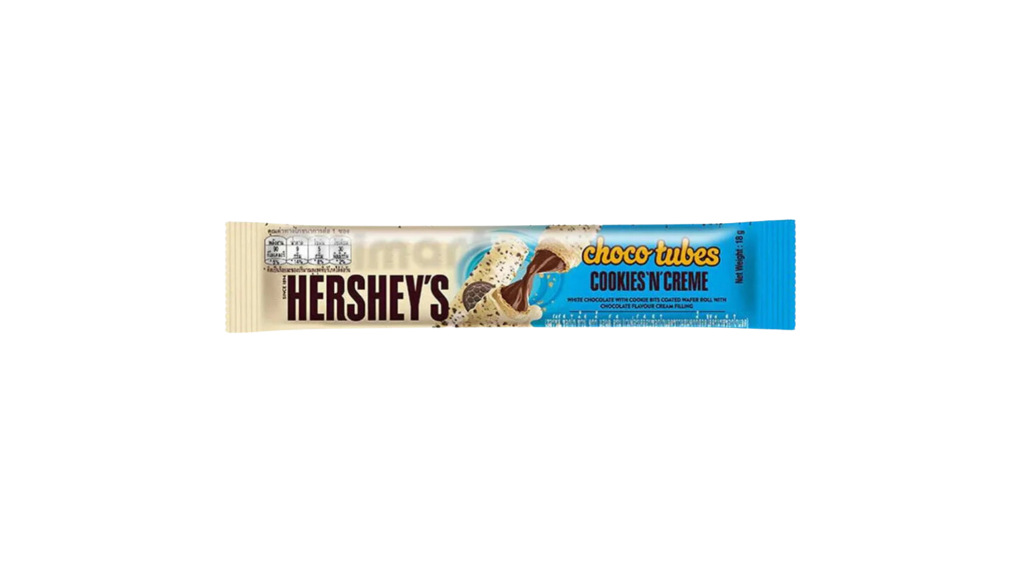 Hershey Choco Tubes Cookies & Creamy from India