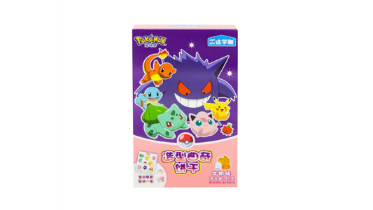 Pokemon Milky Shaped Cookies w/Stickers (China)